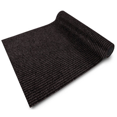 Floordirekt Granada Needle Felt Kitchen Runner Mat Non Slip Easy Clean Sound Absorbing Hallway Indoor Brown 80 X 500 Cm - image 1