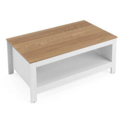 Modern Farmhouse Table 2 Tier Tea Table For Lounge And Apartment - thumbnail 6
