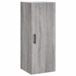 Berkfield Highboard Grey Sonoma 34.5X34X180 Cm Engineered Wood - thumbnail 7