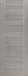 "Xl Joinery Internal Laminate White Grey Palermo Door - 1981 X 762 X 35mm (30"")" - thumbnail 2