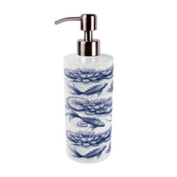 Purely Home Koi Fish Stainless Steel Soap Dispenser - Pump Action Refillable Bathroom & Kitchen Décor - thumbnail 3