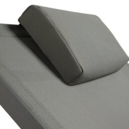 Vonhaus Folding Sunlounger Set Of 2, Weather Resistant Textilene Garden Sun Lounger, Padded Headrest & Curved Powder Coated Frame - thumbnail 6