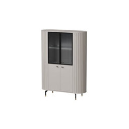 Arte Sleek Zante 1 Cashmere Highboard Cabinet 1120mm X 1550mm X 400mm - Elegant Storage Solution - thumbnail 3