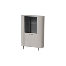 Arte Sleek Zante 1 Cashmere Highboard Cabinet 1120mm X 1550mm X 400mm - Elegant Storage Solution - thumbnail 1