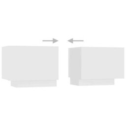Walplus Tv Cabinet With Led Lights White 200X35X40 Cm - thumbnail 8