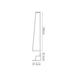 Luminosa Lighting Luminosa Minimal Floor Lamp, 20W Led, 3000K, 1500Lm, Gold, 3Yrs Warranty - thumbnail 7