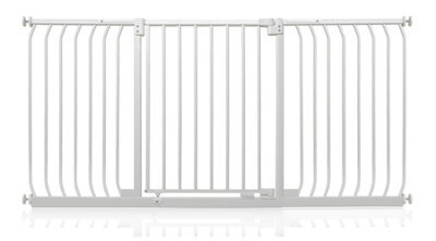 Safetots Elite Pressure Safety Gate, 170Cm - 179Cm, Matt White, Pressure Fit Stair Gate - image 1