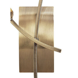 Luminosa Lighting Luminosa Pietra Wall Lamp Switched 2 Light G9, Antique Brass - thumbnail 3