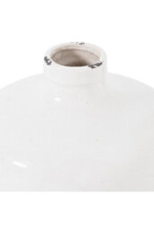 Garda Glazed Eve Vase, Crackle, Distressed Ceramic Decor - thumbnail 2