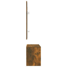 Walplus Hallway Furniture Set Smoked Oak Engineered Wood - thumbnail 7