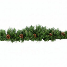 Samuel Alexander 90Cm Deluxe Princess Green Christmas Garland Swag With Pinecones - thumbnail 7