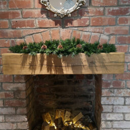 Samuel Alexander 90Cm Deluxe Princess Green Christmas Garland Swag With Pinecones - thumbnail 1