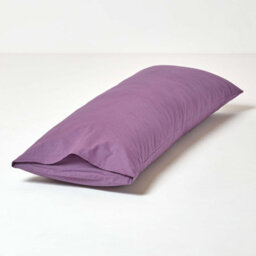 Homescapes Grape Egyptian Cotton Housewife Body Pillowcase 200 Tc - thumbnail 3