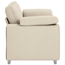 Vidaxl Sofa With Cushion With Pillow Beige 160 X 77 X 82 Cm Linen - thumbnail 6