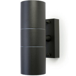 4 Pack Gu10 Anthracite Up & Down Wall Lights Outdoor Twin Dimming Lamp Fitting - thumbnail 2