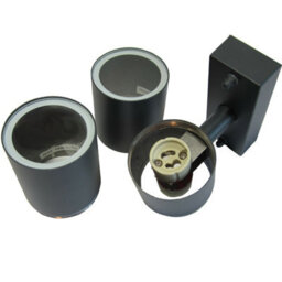 4 Pack Gu10 Anthracite Up & Down Wall Lights Outdoor Twin Dimming Lamp Fitting - thumbnail 5
