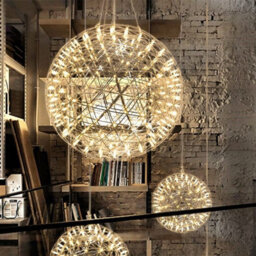 CGC Lighting Cgc Fawkes Warm White Chrome Xxx Large 100Cm Silver Starburst Chandelier - thumbnail 3