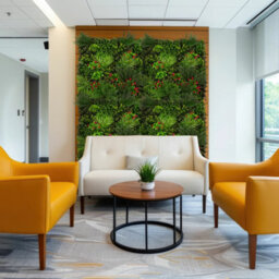 MonsterShop Artificial Plant Wall Panel 100 X 100Cm Mira Living Foliage Greenery Tiles Indoor Outdoor Weather & Uv Resistant - thumbnail 4