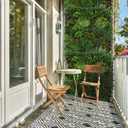 MonsterShop Artificial Plant Wall Panel 100 X 100Cm Mira Living Foliage Greenery Tiles Indoor Outdoor Weather & Uv Resistant - thumbnail 9