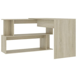 Walplus Corner Desk Sonoma Oak 200X50X76 Cm Engineered Wood - thumbnail 5