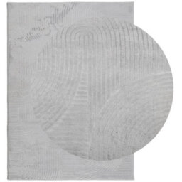 Walplus Rug Iza Short Pile Scandinavian Look Grey 240X340 Cm - thumbnail 3