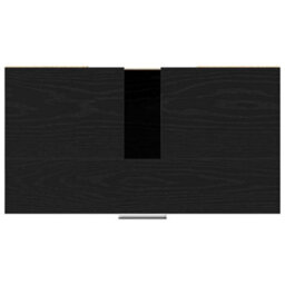 Berkfield Bathroom Cabinet Black Oak 60X32X54 Cm Engineered Wood - thumbnail 9