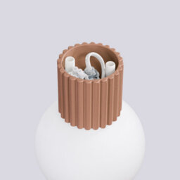 Luminosa Lighting Luminosa Halo Bathroom Wall Lamp Mocha 1X G9Ip44 - thumbnail 6