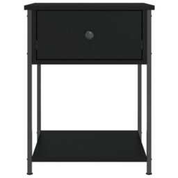 Berkfield Bedside Tables 2 Pcs Black 44X45X58 Cm Engineered Wood - thumbnail 7