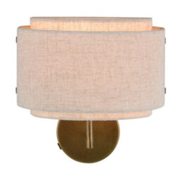 Nordlux Takai Stainless Steel Wall Light  Brown,plug In Or Mains - thumbnail 3
