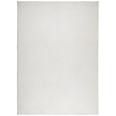 Berkfield Modern Rug Iza Short Pile Scandinavian Look Cream 200X280 Cm