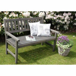 Promex Johanna Wooden 2 Seater Garden Bench Seat - thumbnail 3