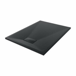 Sundaze 1100 X 800mm Smc Black Rectangle Slate Effect Bathroom Shower Tray - thumbnail 2