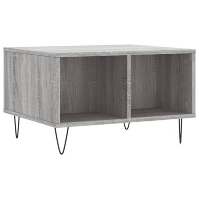 Berkfield Modern Coffee Table Grey Sonoma 60X50X36.5 Cm Engineered Wood - image 1