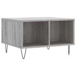Berkfield Modern Coffee Table Grey Sonoma 60X50X36.5 Cm Engineered Wood - thumbnail 1