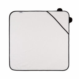 panda London Kids Bamboo Hooded Towel Pure White - thumbnail 2