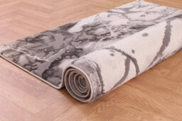 Dark Grey Geometric Modern Abstarct Rug Easy To Clean Living Room Bedroom And Dining Room -120Cm X 170Cm - thumbnail 3