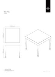 Orsina Black Tempered Glass Side Table, Modern Side Table With With Sturdy Metal Legs, Living Room End Table - thumbnail 4