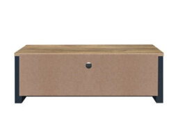 Birlea Highgate Large Tv Unit Navy Blue & Oak - thumbnail 6