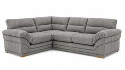 Sofaselectionuk Ltd Amalfi Claude Right Hand 2 Piece Corner Sofa In Grey - thumbnail 1