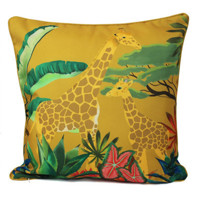 Peggy Wilkins Water Resistant Outdoor Garden Cushion Sahara Yellow - image 1