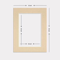 Ak Frames 16X12 Ivory Picture Mounts To Fit 12X8 Aperture Size - Mount Board Only (No Frame Included) - thumbnail 3
