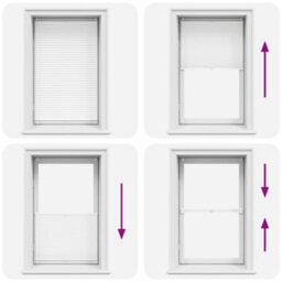 Walplus White Plisse Blind 80X100Cm Pleated Window Shade - thumbnail 6