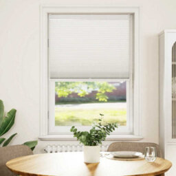 Walplus White Plisse Blind 80X100Cm Pleated Window Shade