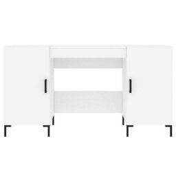 Berkfield Desk White 140X50X75 Cm Engineered Wood - thumbnail 6