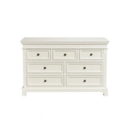 Melody Maison Large 7 Drawer Chest Of Drawers & Pair Of Bedside Tables - Daventry Ivory Range - thumbnail 7
