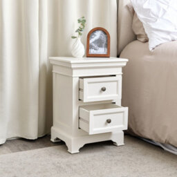 Melody Maison Large 7 Drawer Chest Of Drawers & Pair Of Bedside Tables - Daventry Ivory Range - thumbnail 4