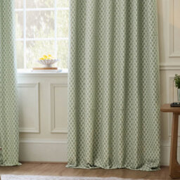 Sanderson Hutton Jacquard Room Darkening Pencil Pleat Curtain Pair Sage (W)229Cm X (D)137Cm - thumbnail 4