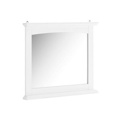 Sobuy Bzr212-W, Bathroom Mirror Cabinet Wall Mounted Bathroom Cabinet With Shelf,white,w60Xd6Xh53.5 - image 1