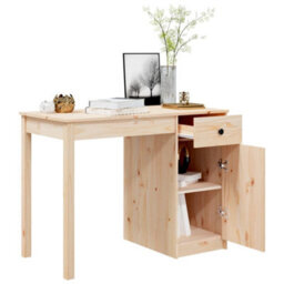 Vidaxl Desk 100X50X75 Cm Solid Wood Pine Desks - thumbnail 5