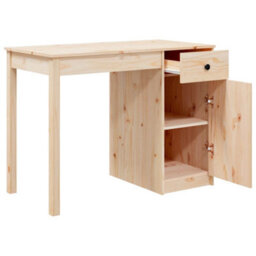 Vidaxl Desk 100X50X75 Cm Solid Wood Pine Desks - thumbnail 7